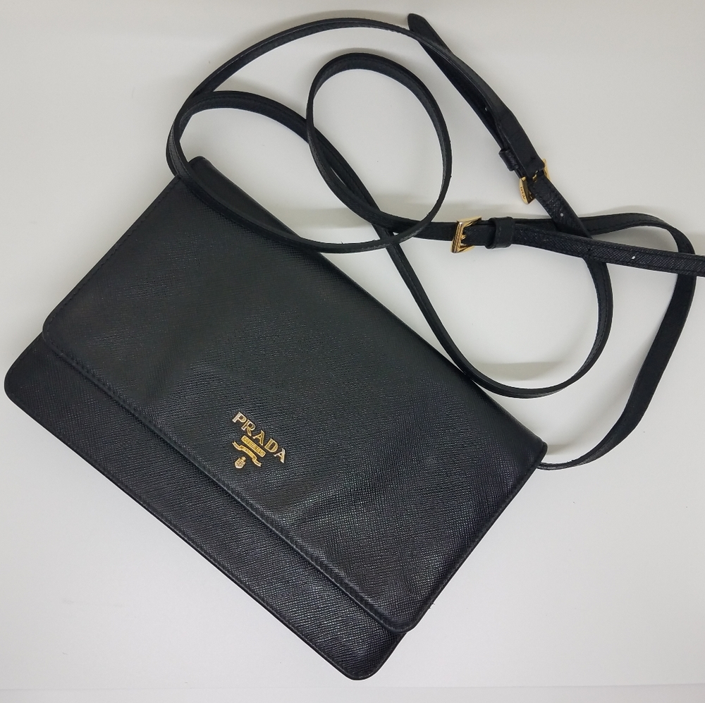 Authentic PRADA Saffiano Leather Crossbody